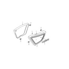 YAN KAPAK SİYAH ESKİ MODEL TAKIM ( KB150-9 )