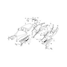 ARKA YAN PANEL SOL SİYAH (BN251)