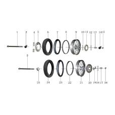 ARKA DIŞ LASTİK ( İÇ LASTİKLİ )