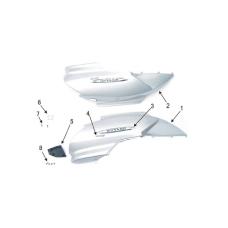 ARKA YAN PANEL SOL MAVİ ( KB150T-B )